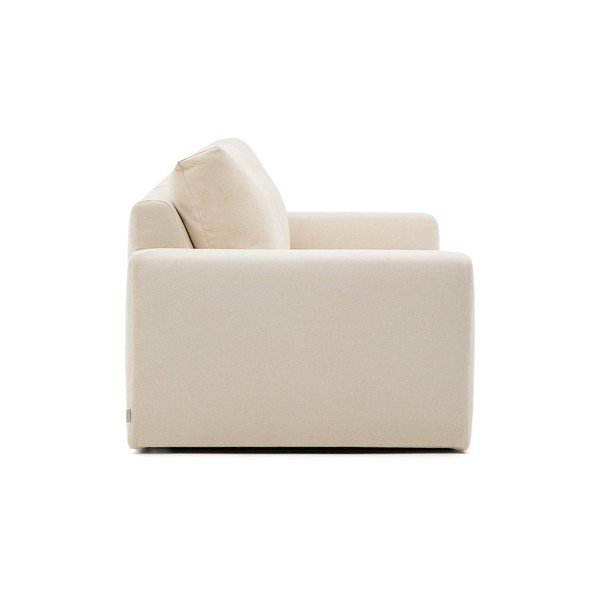 Beżowa sofa z tkaniny szenilowej 220 cm Alea – Kave Home-image-3