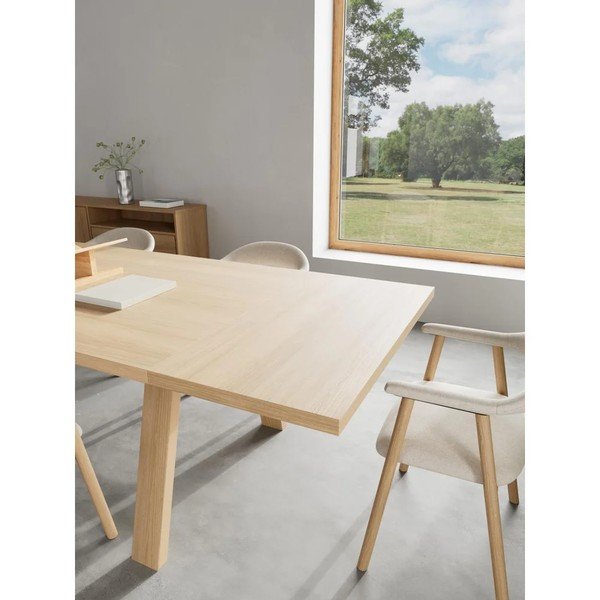 Fornirowane dodatkowe blaty do stołu 2 szt. 50x100 cm Lamberth – Actona-image-1