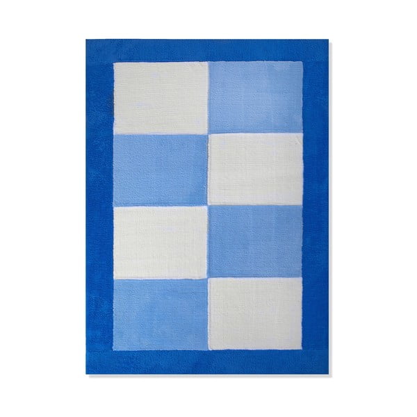 Dywan dziecięcy Mavis Blue Squares, 120x180 cm