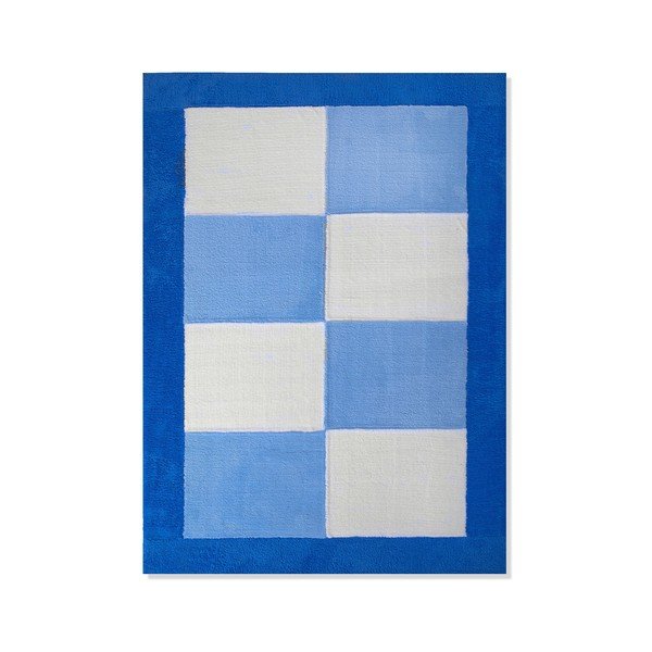 Dywan dziecięcy Mavis Blue Squares, 120x180 cm