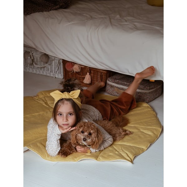 Żółty dziecięcy koc do zabawy Honey – Moi Mili-image-2