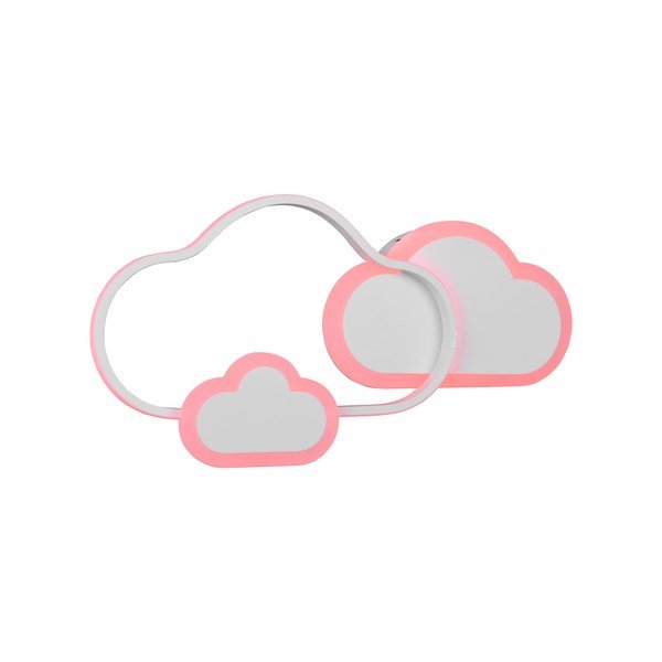 Biała lampa dziecięca 52x25 cm Cloudy – Reality-image-4