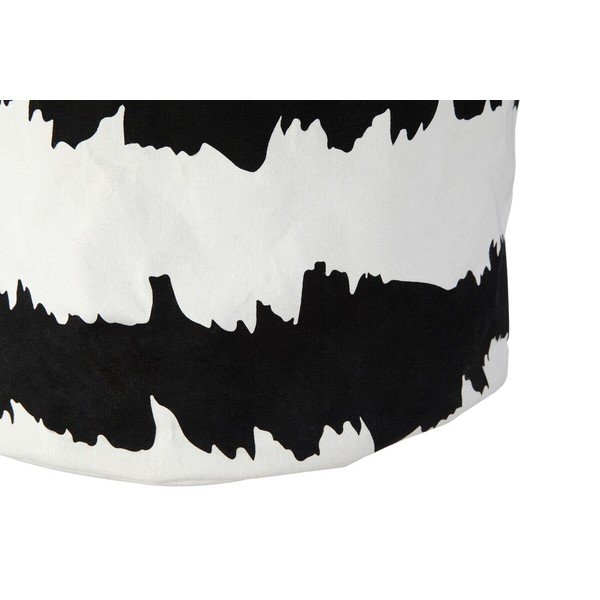 Czarno-biały tekstylny kosz na pranie Harga – Premier Housewares-image-2