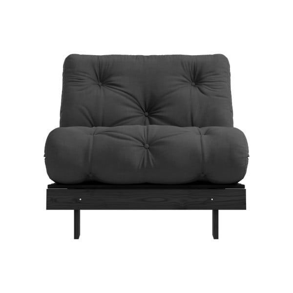 Ciemnoszary fotel Roots Black Night – Karup Design-image-3