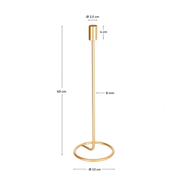 Metalowy świecznik Babirye – Kave Home-image-4