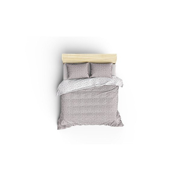 Pościel bawełniana z prześcieradłem Cotton Box Mottle, 200x220 cm-image-2