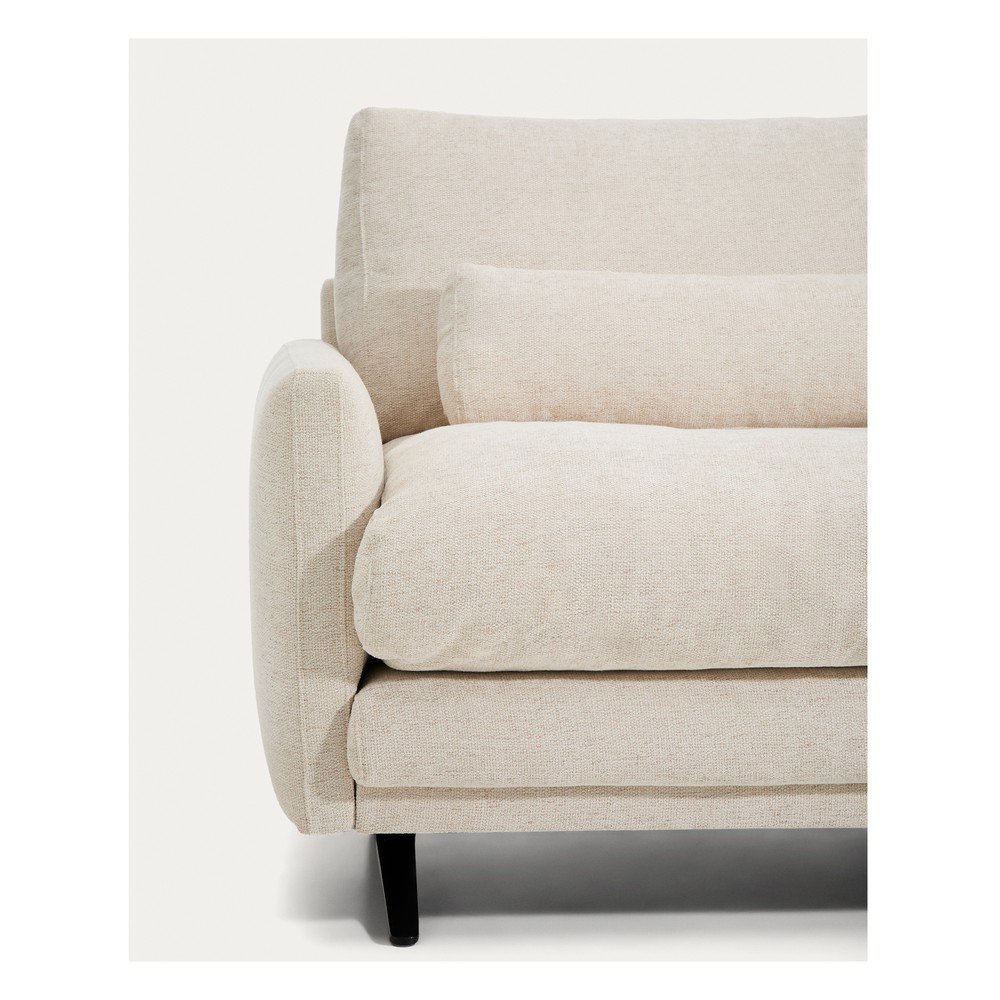 Beżowa sofa z tkaniny szenilowej 240 cm Veliro – Kave Home (zdjęcie 4)