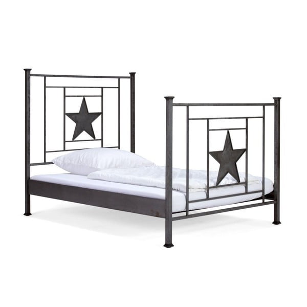 Metalowe łóżko dziecięce SOB Mathias, 140x200 cm