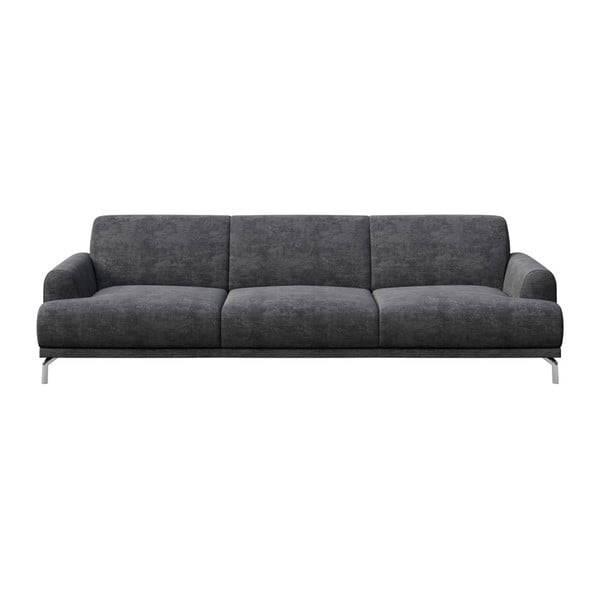Ciemnoszara sofa MESONICA Puzo, 240 cm