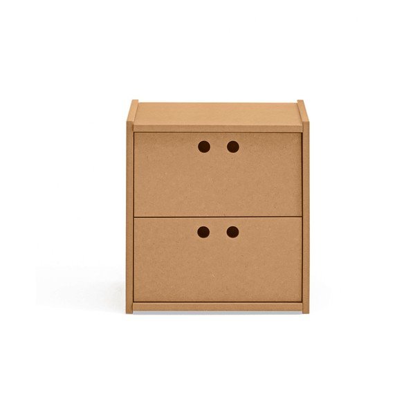 Szafka nocna w naturalnym kolorze Wally – Teulat