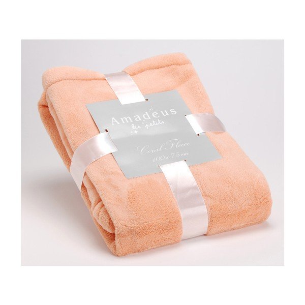 Kocyk Doudou Apricot, 100x75 cm-image-1