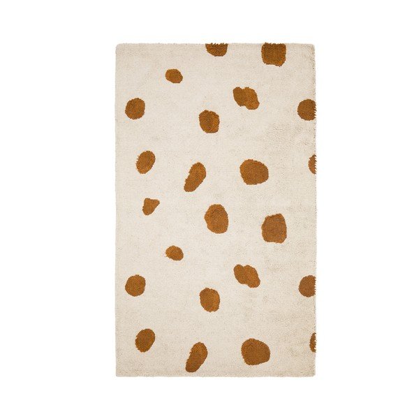 Kremowy bawełniany dywan dziecięcy odpowiedni do prania/tkany ręcznie 90x150 cm Tandani – Kave Home