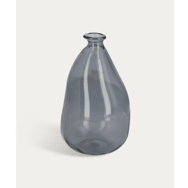 Niebieski wazon ze szkła z recyklingu (wysokość 36 cm) Brenna – Kave Home