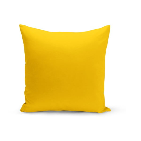 Żółta dekoracyjna poduszka Kate Louise Lisa, 43x43 cm