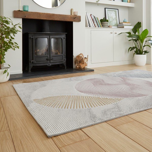 Jasnoniebiesko-jasnoróżowy dywan 160x230 cm Creation – Think Rugs-image-2