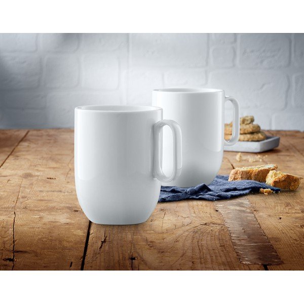 Białe porcelanowe kubki zestaw 2 szt. 380 ml Barista – WMF-image-1