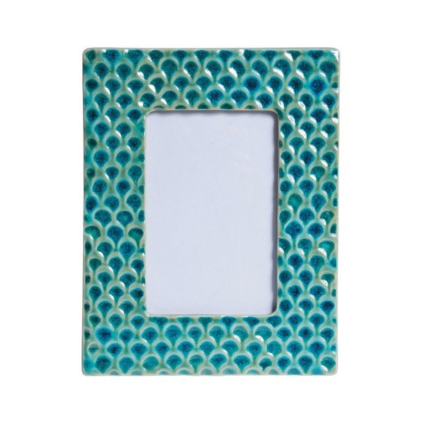 Ramka na zdjęcia Côté Table Lisette Turqoise, 24x18 cm-image-1