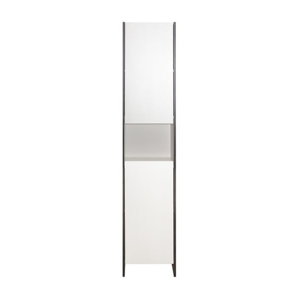 Biała szafka łazienkowa z szarym korpusem Symbiosis Biarritz, szer. 38,2 cm
