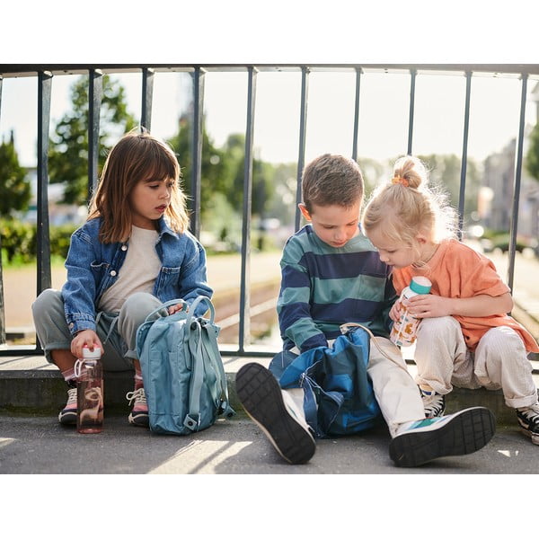 Biało-jasnoniebieska butelka dla dzieci 400 ml Sailors bay – Mepal-image-4