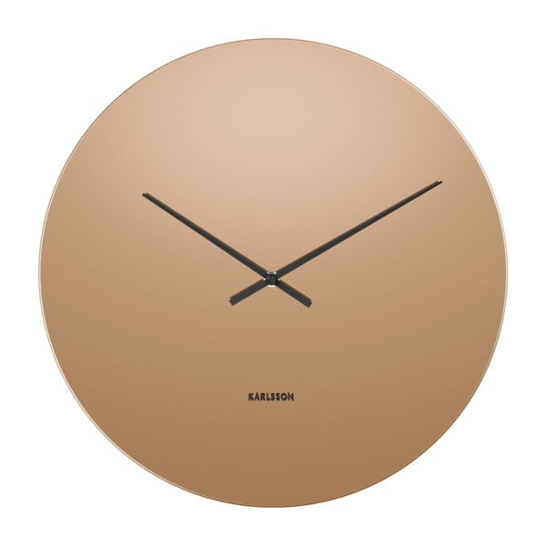 Zegar w kolorze miedzi Karlsson Mirage, ⌀ 40 cm