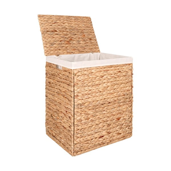 Kosz na pranie z hiacyntu wodnego w naturalnym kolorze Passo – House Nordic-image-2