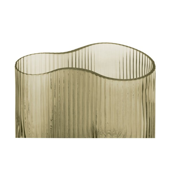 Zielony szklany wazon PT LIVING Wave, wys. 18 cm-image-2