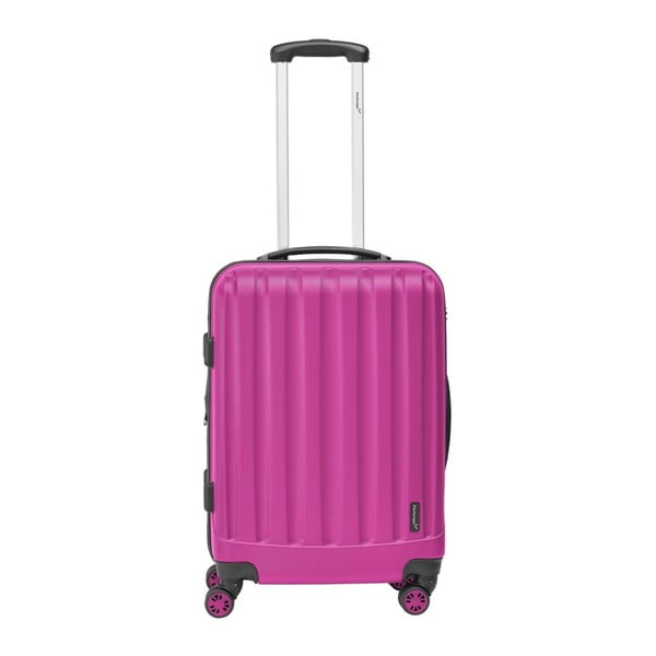 Różowa walizka podróżna Packenger Koffer, 74 l