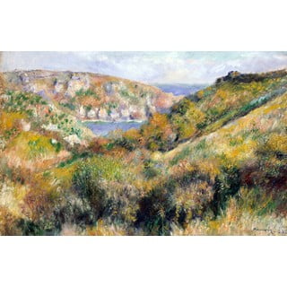 Reprodukcja obrazu Augusta Renoira – Hills around the Bay of Moulin Huet, Guernsey, 60x40 cm
