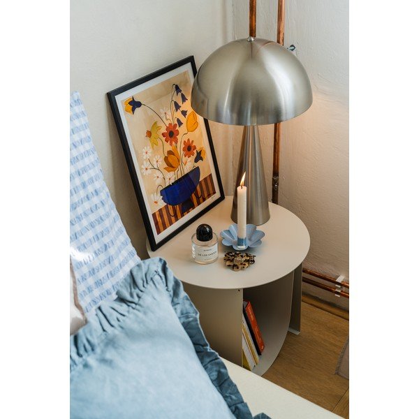 Lampa stołowa w kolorze srebra Leitmotiv Sublime, wys. 51 cm-image-3