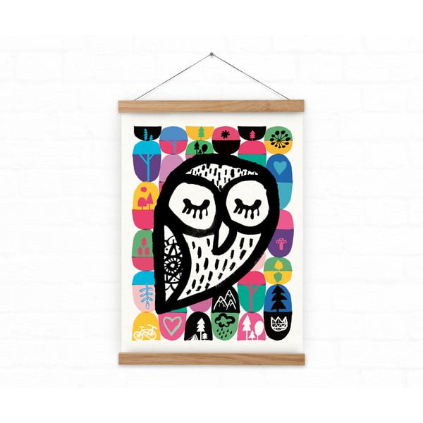 Plakat Owl Art, rozm. A3