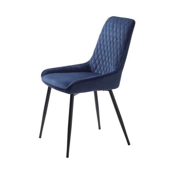 Niebieskie aksamitne krzesło Milton – Unique Furniture-image-1