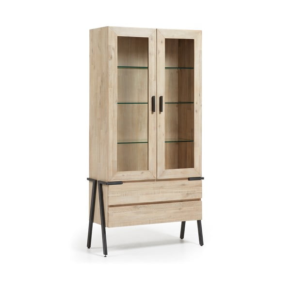 Witryna z 2 szufladami Kave Home Disset