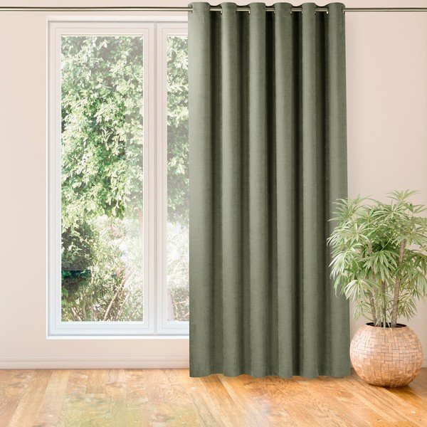 Zielona zasłona 140x225 cm Milana – Homede-image-4