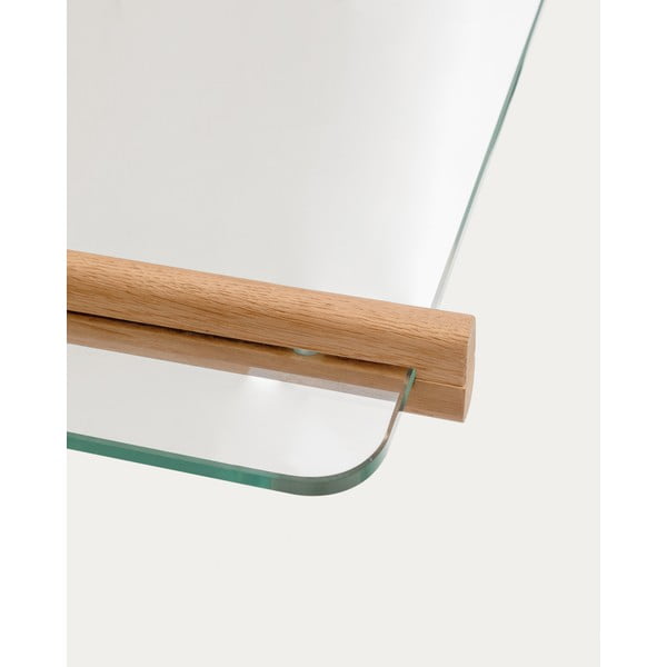 Szklany modułowy system półek w naturalnym kolorze 90x202x30,5 cm Sitra – Kave Home-image-4