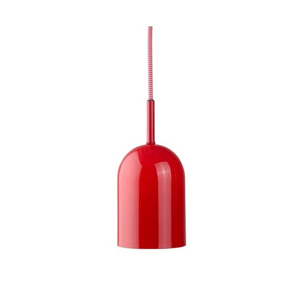 Czerwona metalowa lampa wisząca ø 10 cm Ara – Jotex