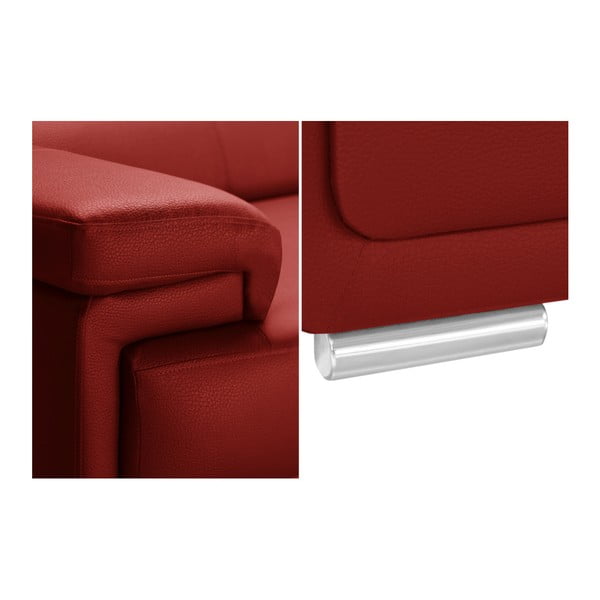 Czerwona sofa 2-osobowa Corinne Cobson Eclipse-image-4