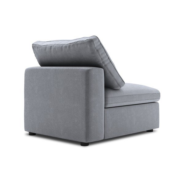 Szara środkowa część sztruksowej sofy modułowej Windsor & Co Sofas Galaxy-image-3