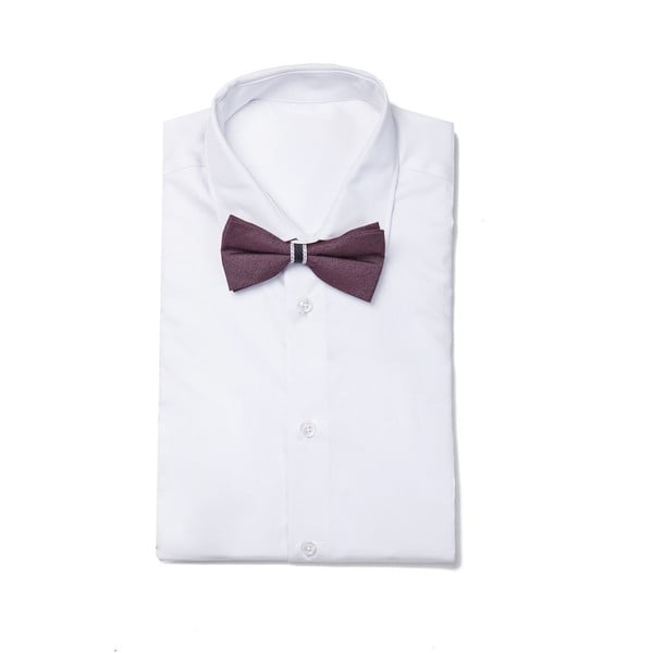 Zestaw muszki i poszetki Deep Rose-image-2