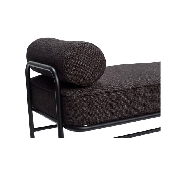 Brązowy szezlong z poduszką Hübsch Pipe-image-4