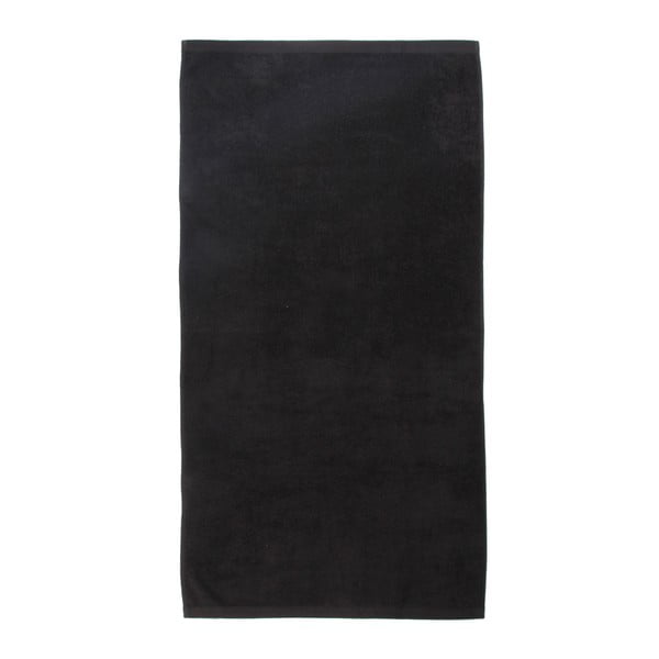 Czarny ręcznik Artex Alpha, 50x100 cm