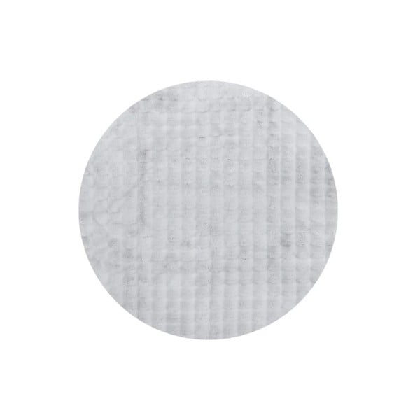 Jasnoszary okrągły dywan odpowiedni do prania ø 200 cm Bubble Grey – Mila Home