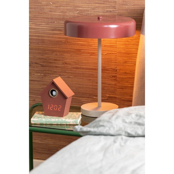 Bordowa metalowa lampa stołowa (wysokość 40 cm) Reina Palo – Leitmotiv-image-1