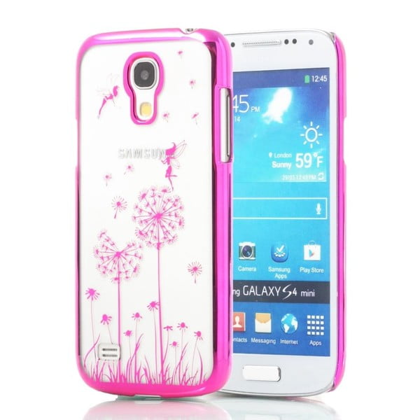 ESPERIA różowe etui z dmuchawcem na Samsung Galaxy S4 mini