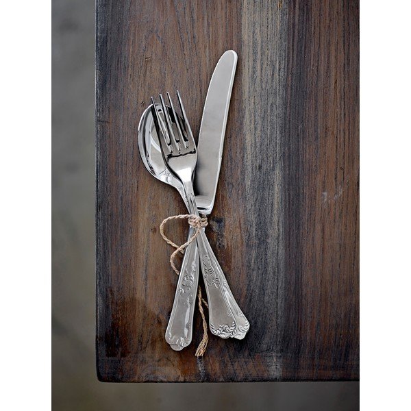 Sztućce 16 szt. ze stali nierdzewnej w kolorze srebra Tilly – Bloomingville-image-3