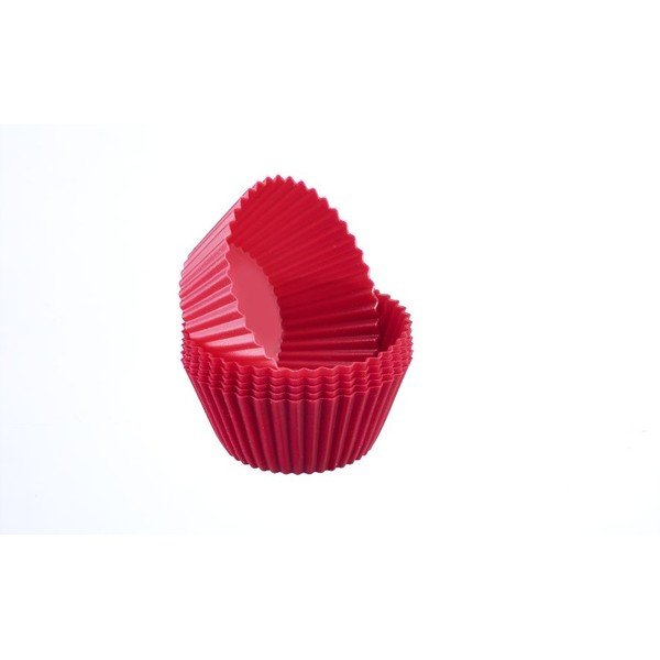 Zestaw 6 silikonowych foremek na babeczki Muffin-image-1