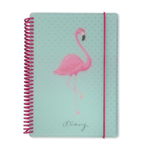 Kalendarz A5 Go Stationery Flamingo