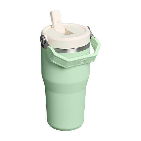 Szałwiowy termos ze stali nierdzewnej 600 ml IceFlow™ Flip Straw 2.0 Tumbler Pistachio – Stanley-image-2