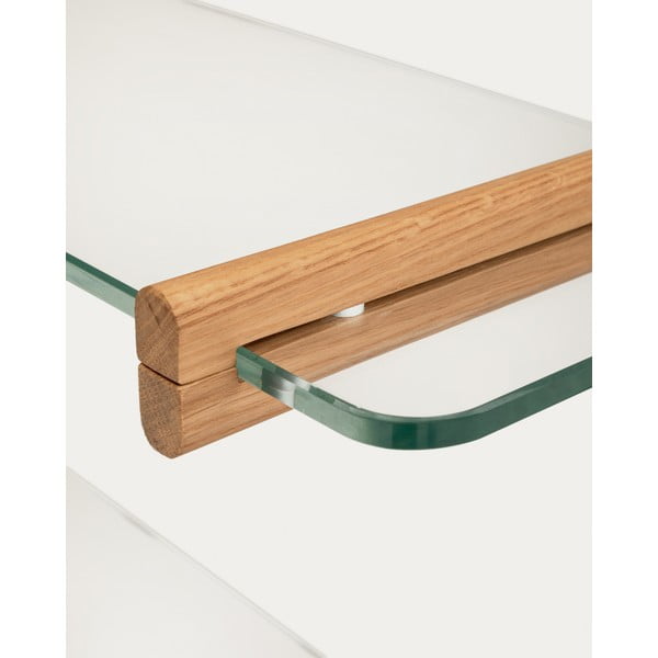Szklany modułowy system półek w naturalnym kolorze 90x202x30,5 cm Sitra – Kave Home-image-3