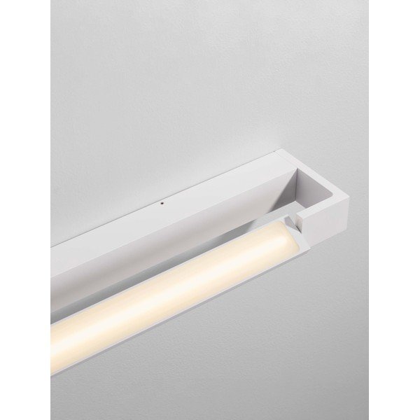 Aluminiowy kinkiet LED w matowym białym kolorze Arga – Nova Luce-image-2