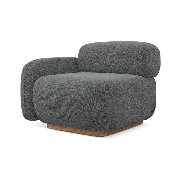 Szary moduł sofy (lewostronny) Ailani – Makamii-image-1